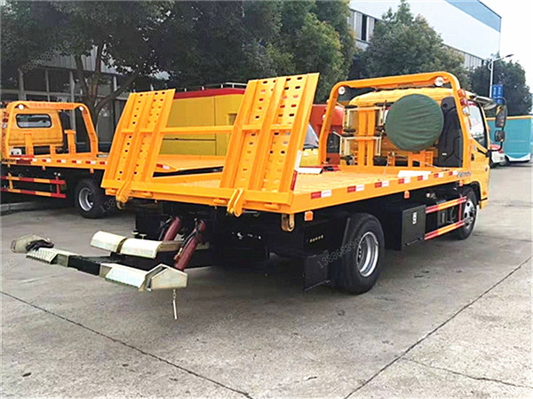 福田歐馬可一拖二藍牌清障車