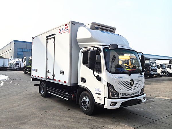 福田奧鈴智藍(lán)純電冷藏車